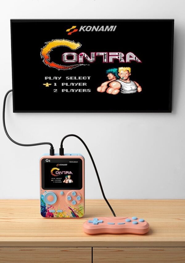 Mini consola retro portátil con juegos pre instalados - Imagen 5