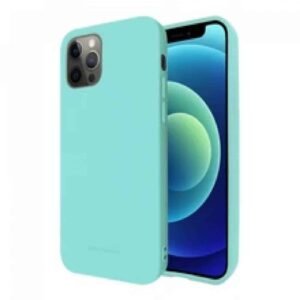 Silicone Case Apple iPhone 12/12 Pro Verde Agua