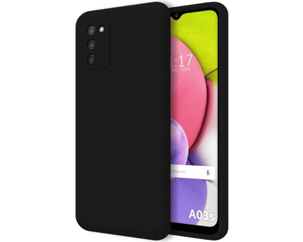 Silicone Case Samsung A03s negro