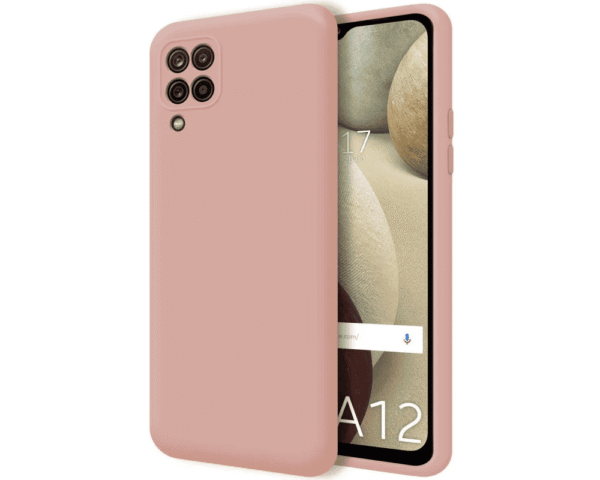 Silicone Case Samsung A12 rosa