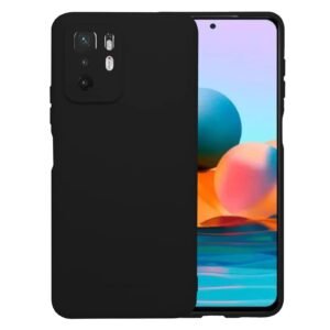 Silicone Case Xiaomi Redmi Note 10 5g negro